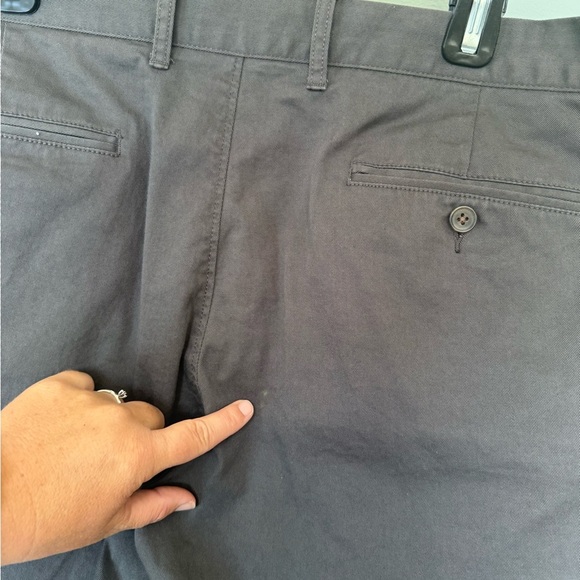 J Crew Mercantile Flex Men’s Pants 36 X30 Gray Chino Straight Flat Front **FLAW - Picture 2 of 7